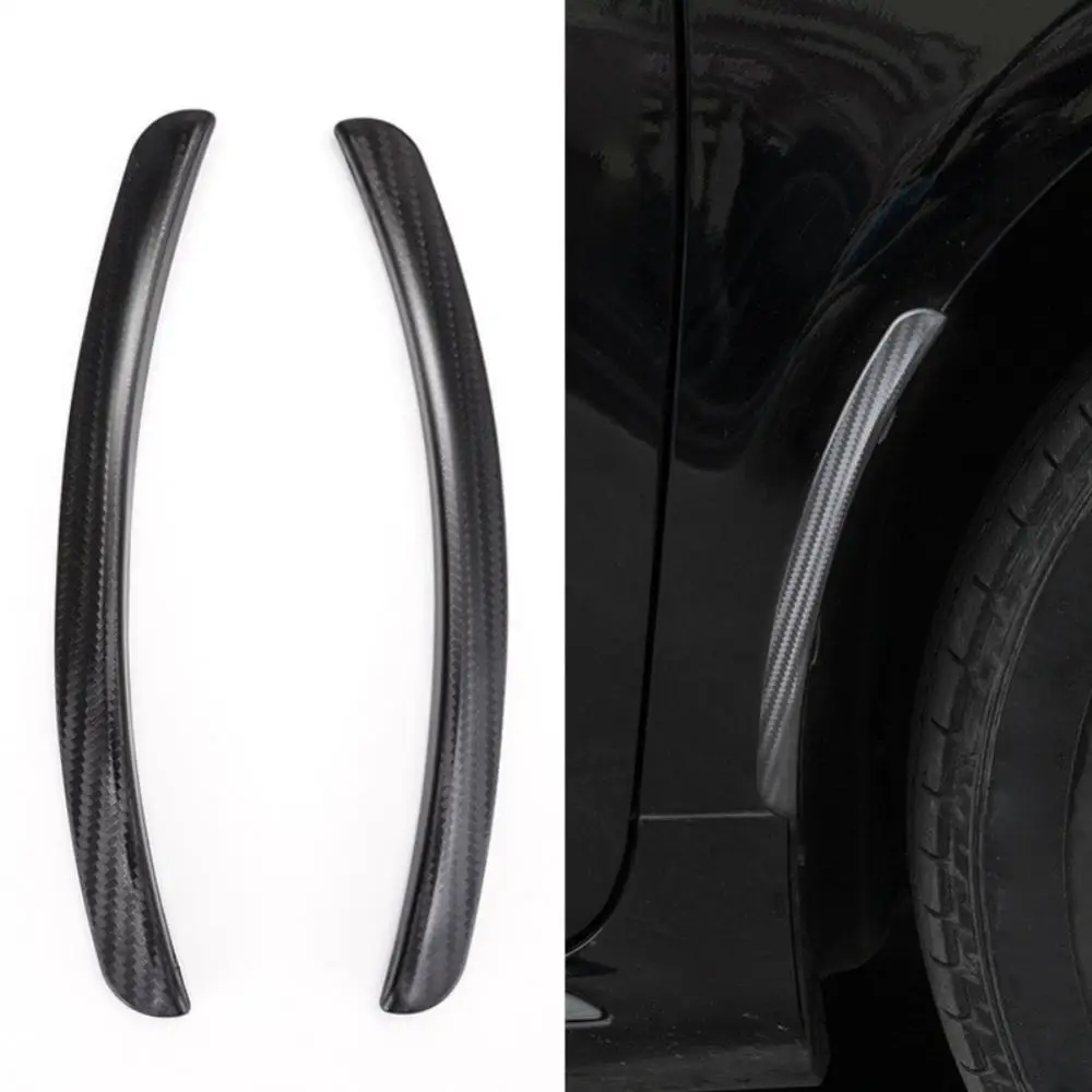 

2 Pcs Mudguards Universal Car Anti Black Collision Fender Flares Guard Strip Wheel Brow Mudguard