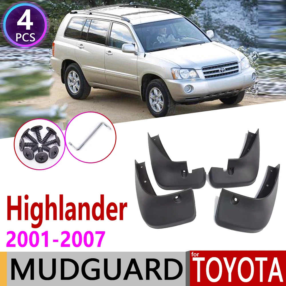 Брызговик для Toyota Highlander XU20 2001 ~ 2007 Fender брызговик закрылки аксессуары брызговиков