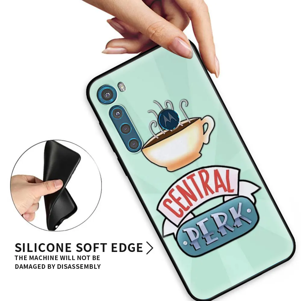 

Cover For MOTOROLA One Fusion Edge ES6 Central Perk Coffee friends Soft Cover for Motorola G G30 G10 G9 G8 Plus Play Power