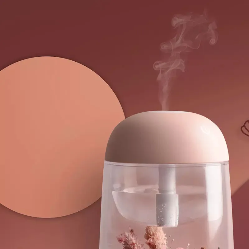 barato Youpin Portátil Mini Umidificador De Ar 180ml Eterna Rosa Colorido Luzes Usb De Carregamento Para Casa Escritório Purificador De Ar Difusor Da Névoa