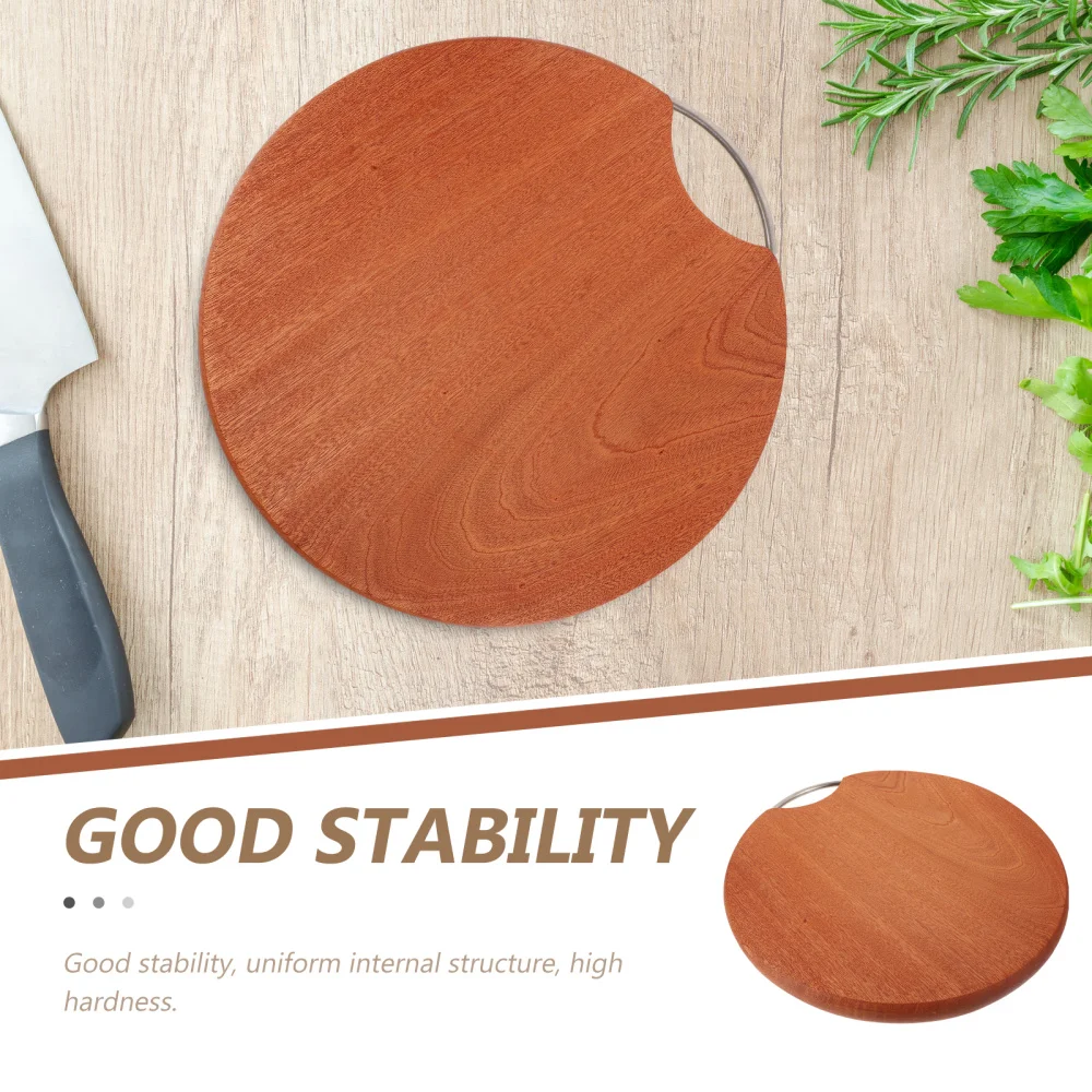

1pc Round Double-sided Wood Chopping Board Wooden Chopping Board