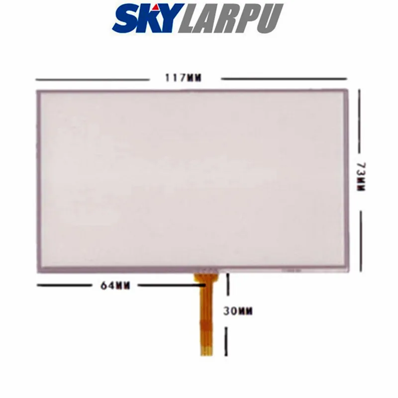 Сенсорный экран AT050TN33 AT050TN34 5 дюймов 120 мм * 73 2 шт. для автомобильной GPS-навигации