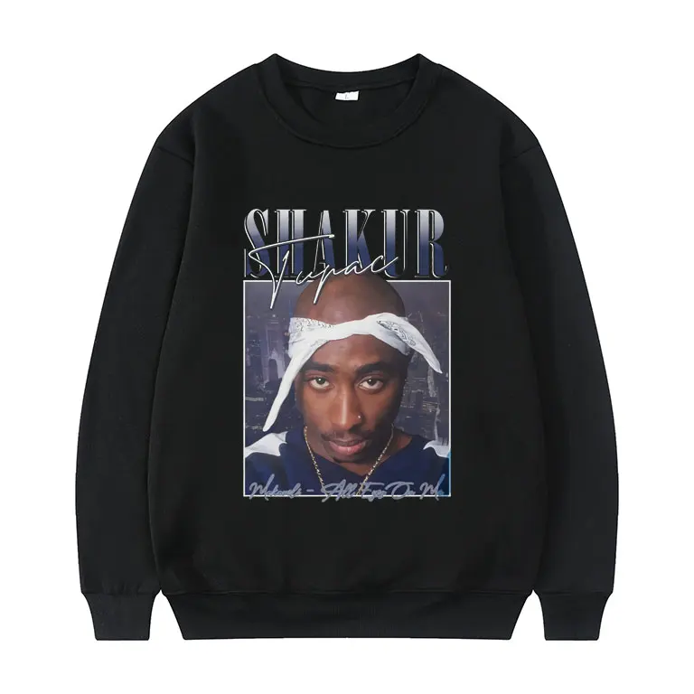 Пуловер Shakur Tupac 2pac новинка мужской Playboi Carti модные пуловеры в стиле Харадзюку