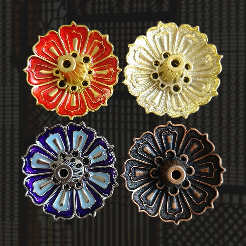 Home Buddhism Line Incense Plate Sandalwood Coil Base Temples Yoga Home Decor