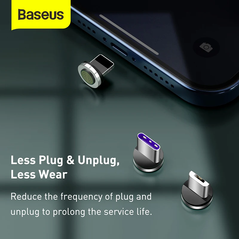 Baseus магнитное зарядное устройство Micro USB кабель для iPhone Xiaomi Мобильный телефон 5A