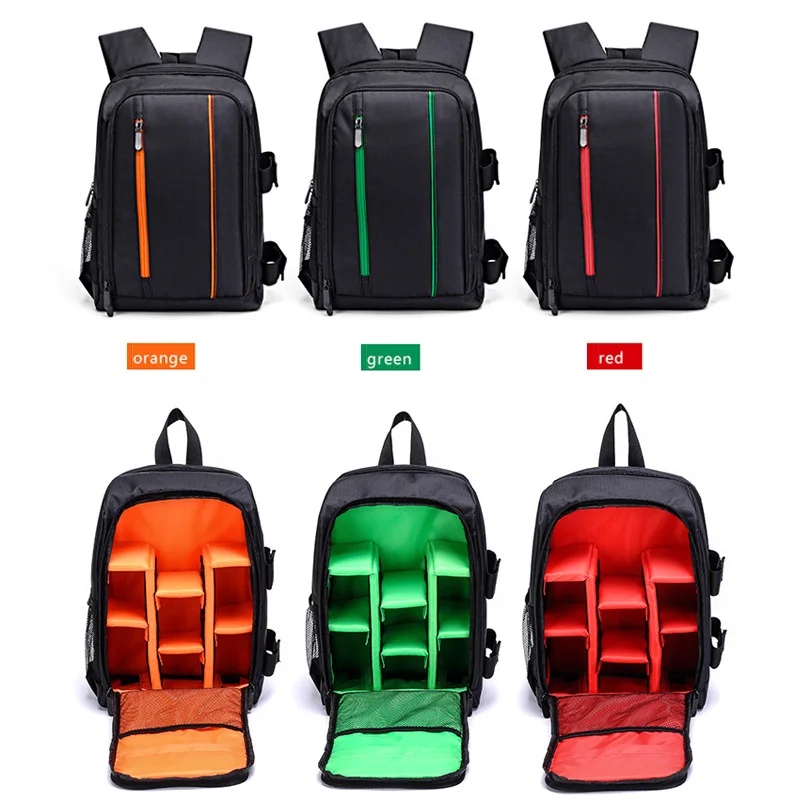 endurax waterproof camera backpack for women and men fits 11 laptop with build in dslr shoulder photographer bag black free global shipping