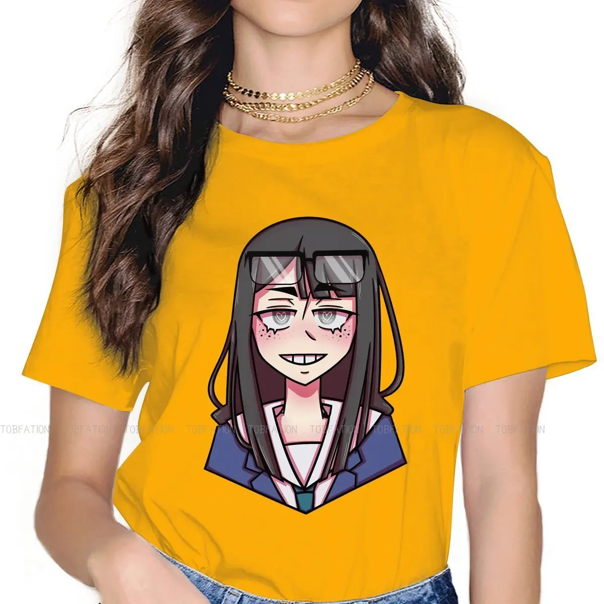 

Kanamori Unique TShirt for Girl Keep Your Hands Off Eizouken Japanese Anime Gift Clothes T Shirt Short Sleeve Ofertas