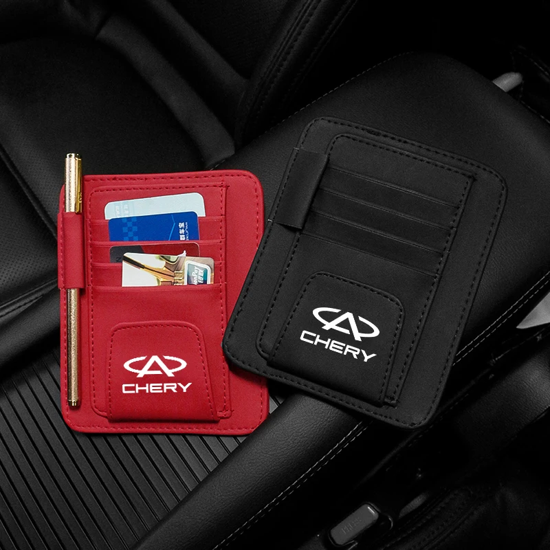 Для CHERY TIGGO 3 5 7 PRO автомобильный логотип солнцезащитный козырек хранилище Чековая