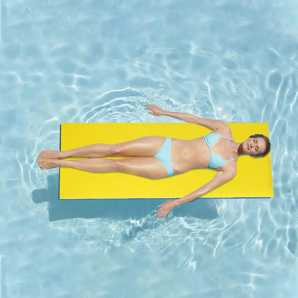 

Floating Pad Water Blanket Summer Floating Bed Soft Mat For Entertainment XPE Foam Swimming Pool Water Blanket Float Mat Bed