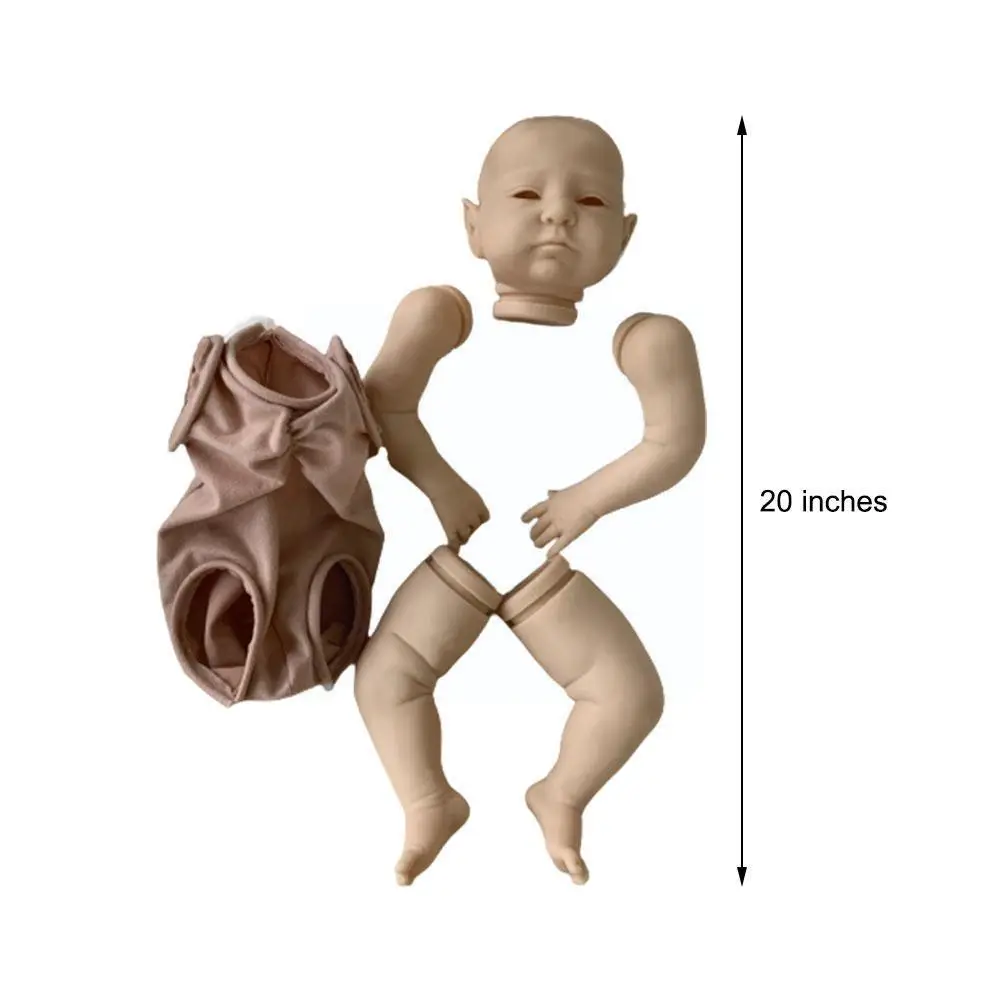 

NPK 20inch Reborn Dolls Kit Elfling Destiny Fairy Sweet Unfinished Baby Parts Dolls Z5Q1