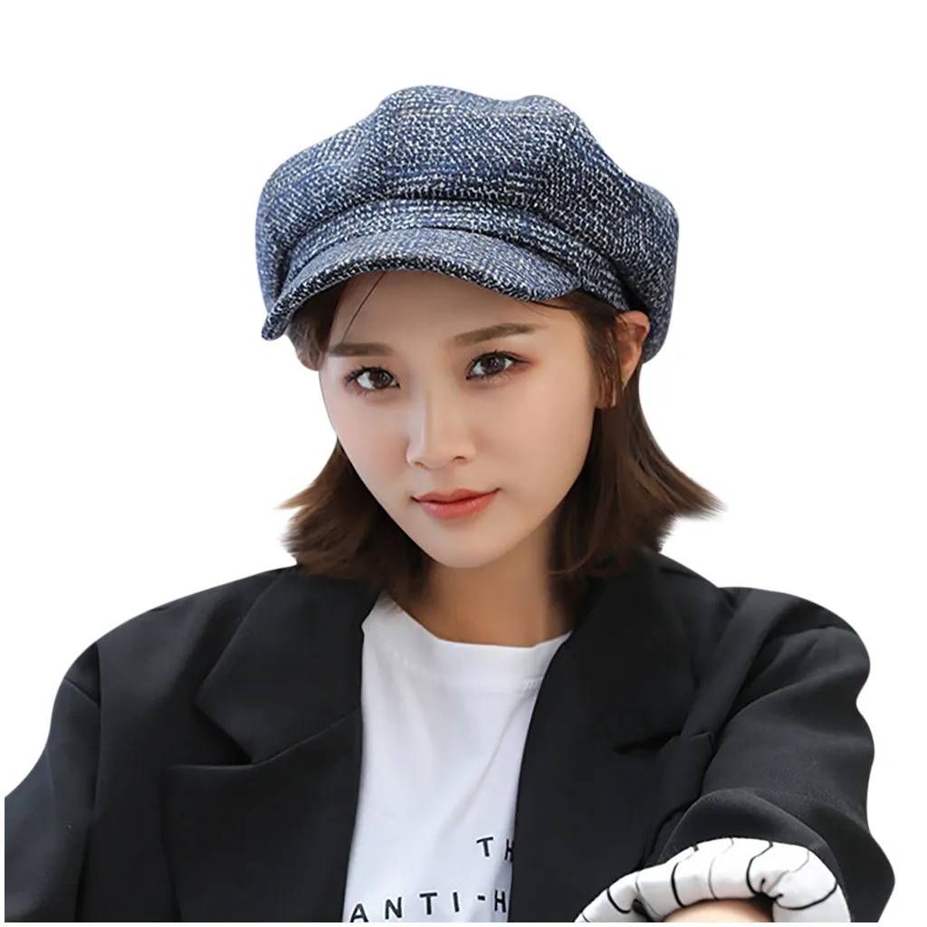 Шапки 2020 весна зима новая дамская шапка осень и теплая Мода шерсть берет