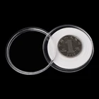 Пластиковые чехлы W3JA для хранения монет, держатель капсул, прозрачный контейнер 46 мм, демонстрационная коробка