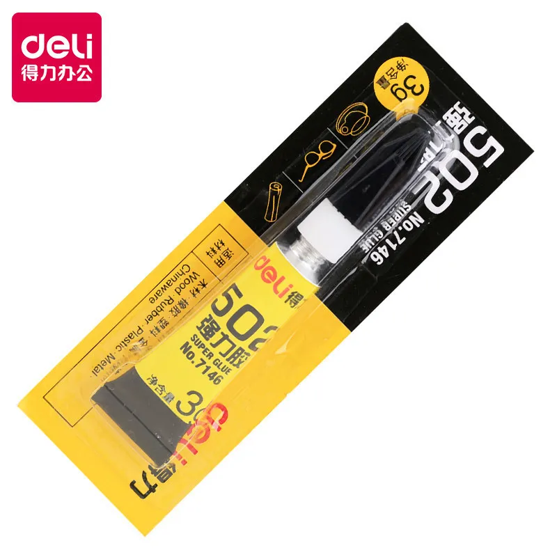 Канцелярские товары 7146 мощный клей 3 грамма 502 | Канцтовары для офиса и дома