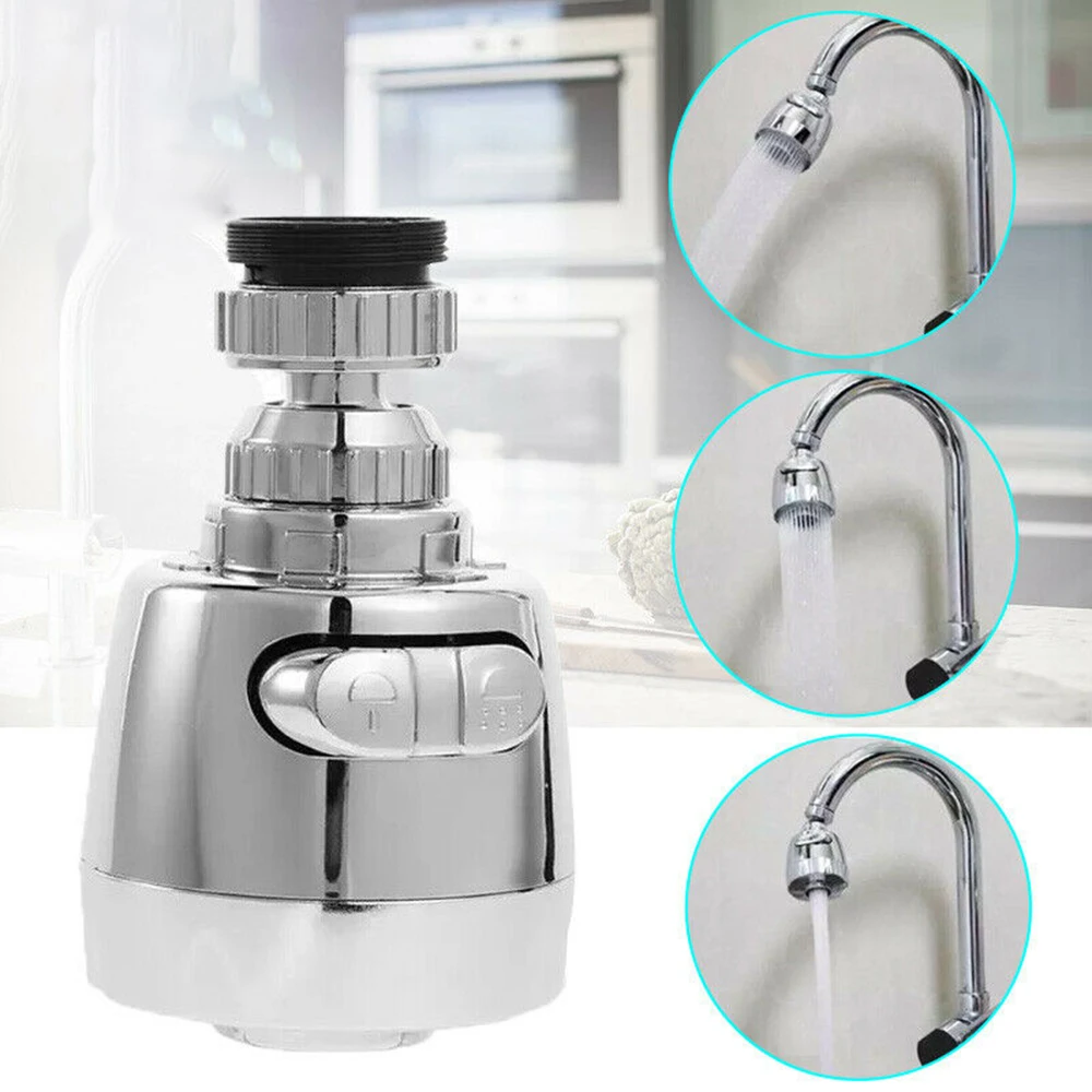 

Kitchen Faucet Aerator Water Bubbler Swivel Head 360 Degrees Rotatable Sink Sprayer Filter Adapter Water Saving Faucet Extender