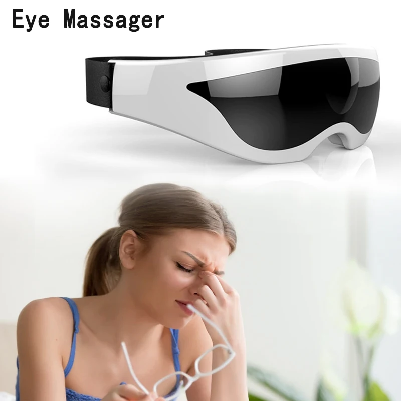 

9 Eye Massager Methods Electric Massage Eye Care Device Fatigue Relief Hot Compress Therapy Massager Eye Mask for Sleeping
