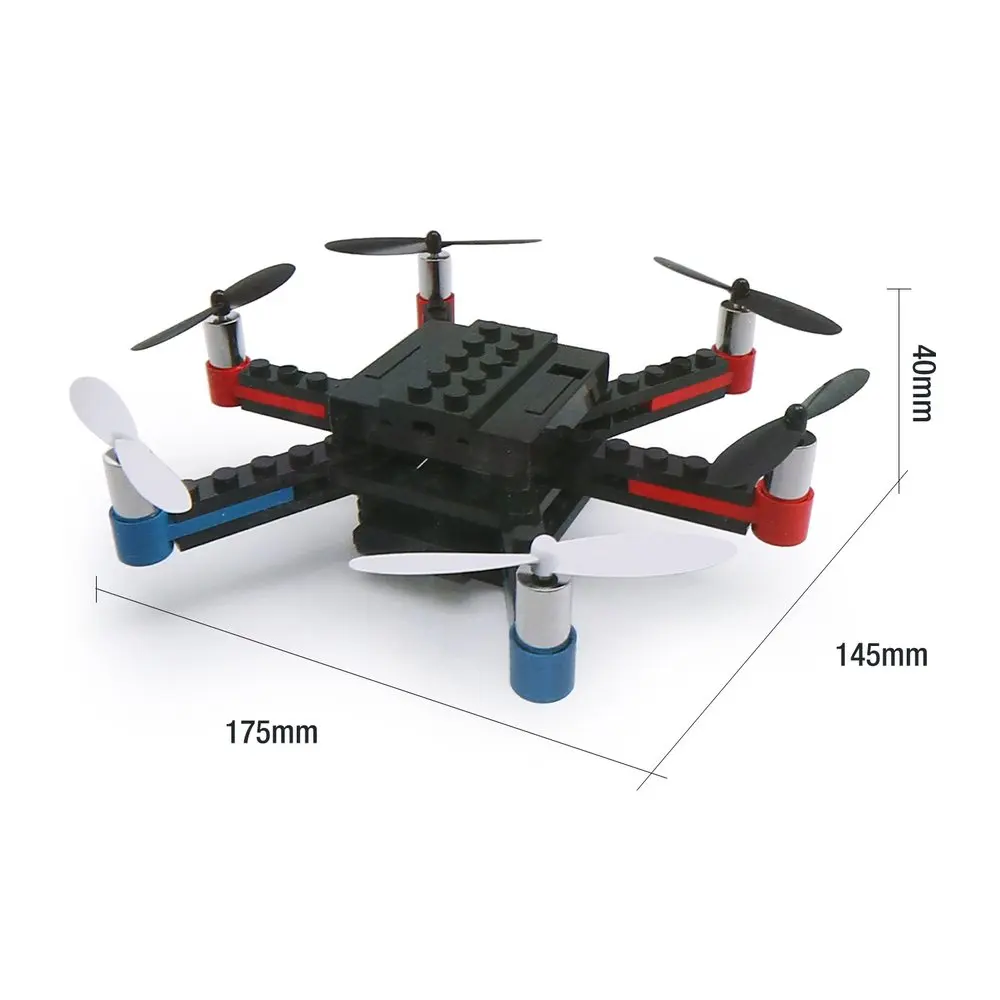 L222 Mini Micro RC строительный блок 3D кирпичи Квадрокоптер Дрон самолет беспилотный