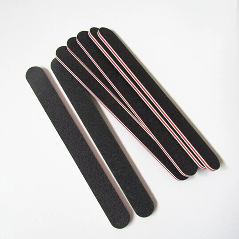 

10Pcs Sanding Nail File Nail Buffer 100/180 Round Nail File for Nail Art Tips Manicure Tool Polishing Tools