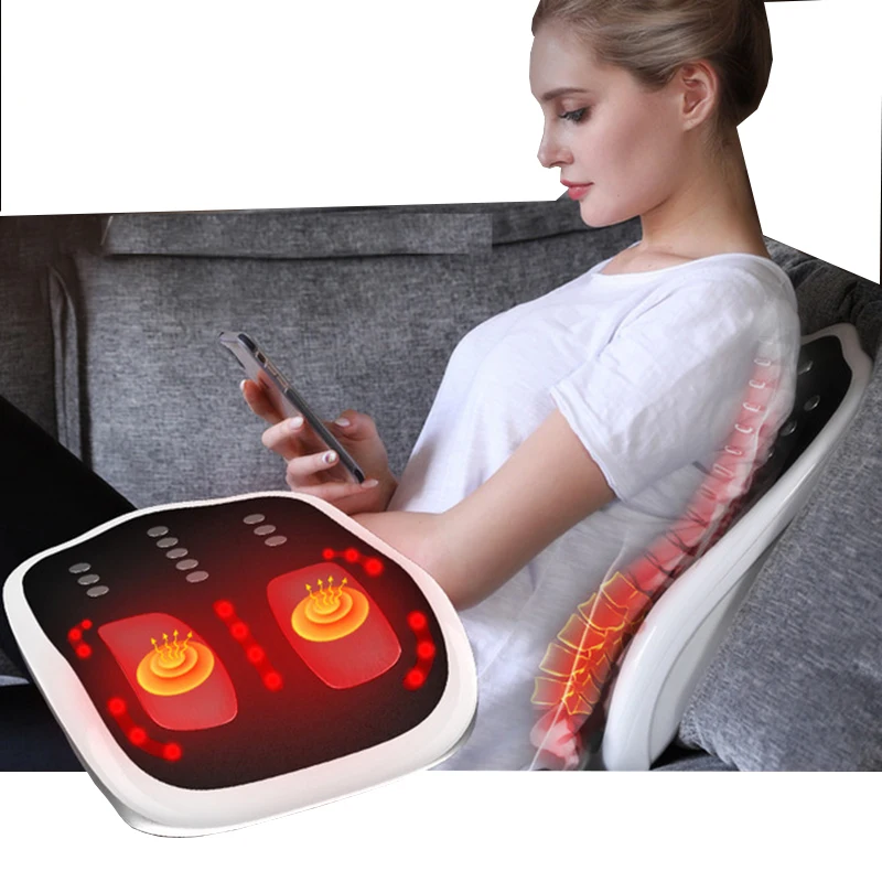 

High Frequency Vibration Massager Traction Lumbar For Waist Hot Compress Physiotherapy Massage Machine Pulse Therapy Back Pain