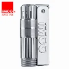 Оригинальная Подлинная масляная Зажигалка IMCO 6700 из нержавеющей стали, австрийская Ретро винтажная шлифовальная машина для сигарет с ветрозащитой колесо; Бензиновая
