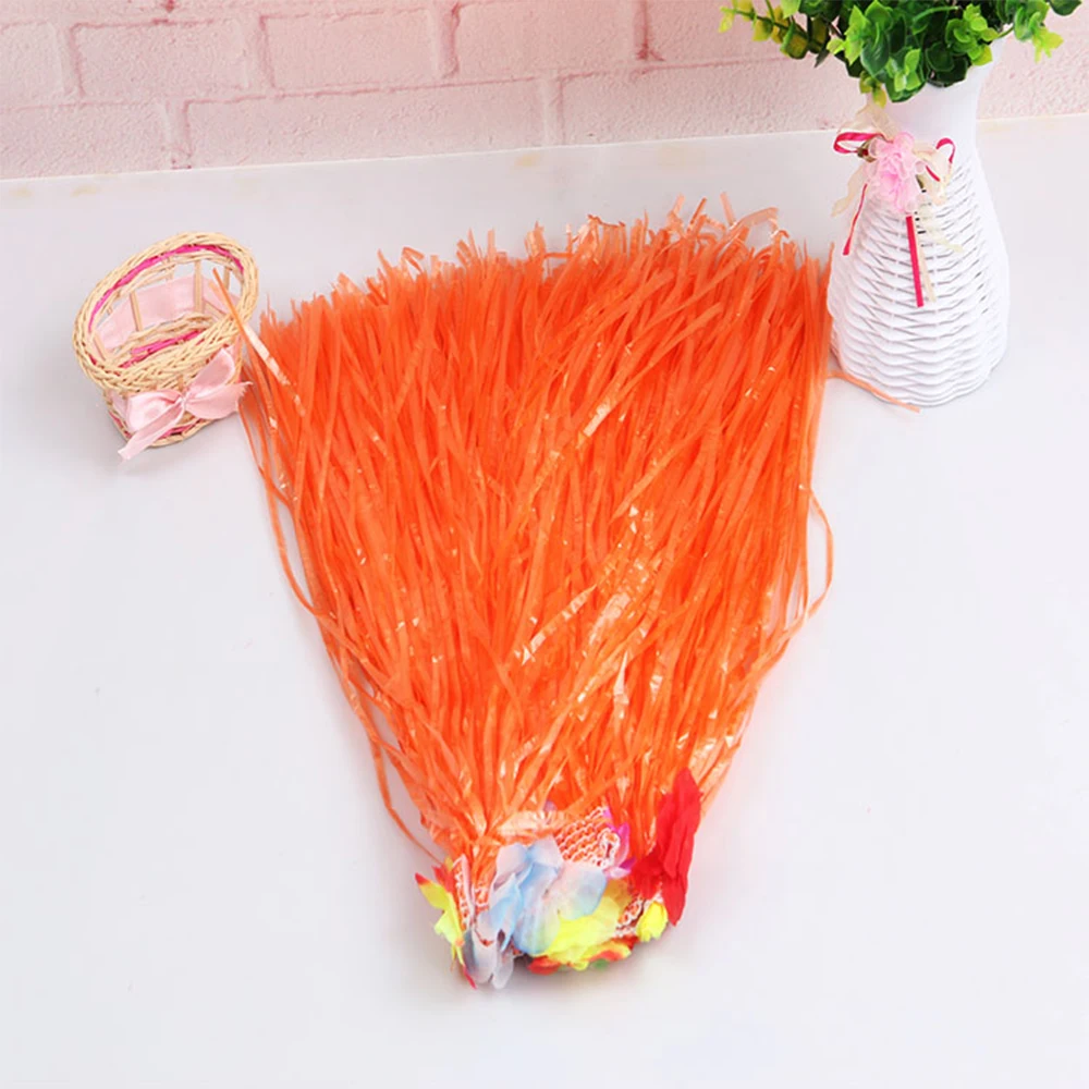 400 мм/600 мм Гавайская Юбка Хула для девочек женские тропические Вечерние