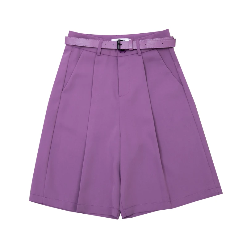 

Spring/summer suit shorts female leisure trousers wide straight leg show thin joker the drape of tall waist width 5 minutes of p