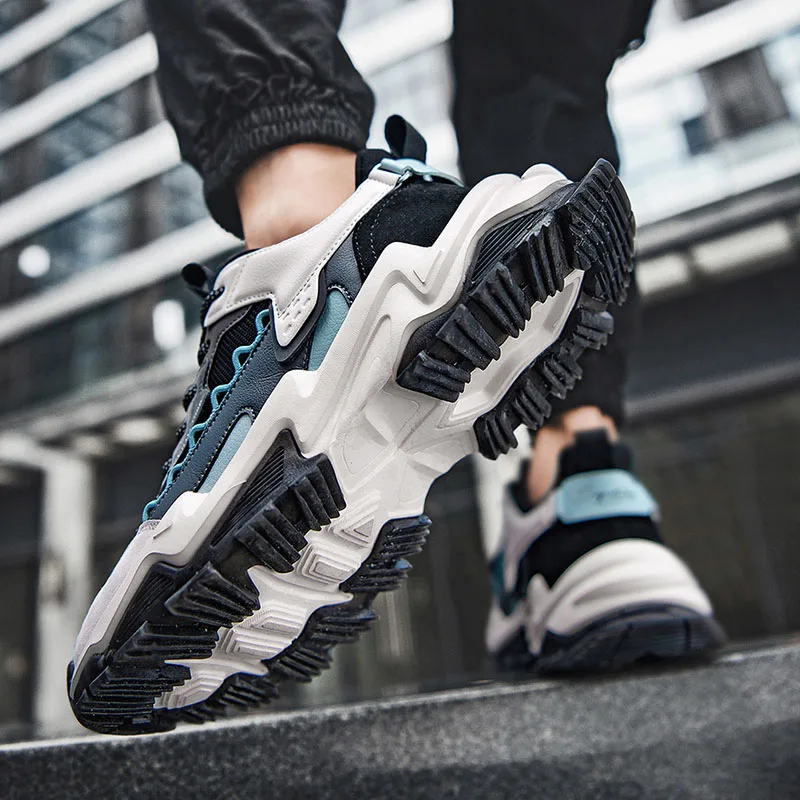 

Winter Mens Fashion Shoes Casual Designer Men Chunky Trendy Sneakers High Quality Breathable Trainers Zapatillas De Deporte 2021