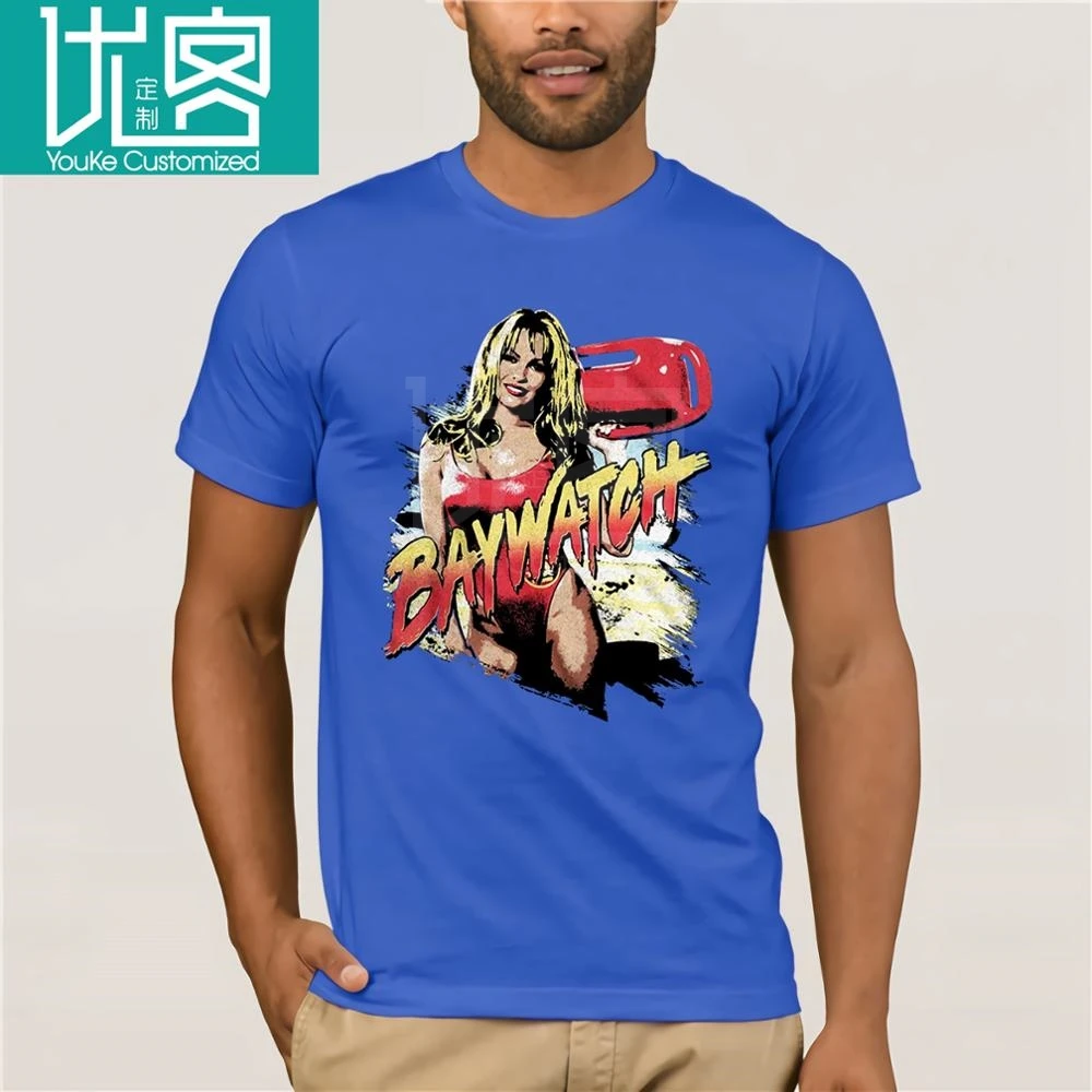 Футболка Baywatch 90's Drama Beach Patrol Lifeguard Ретро Pamela Anderson футболка для взрослых|Мужские