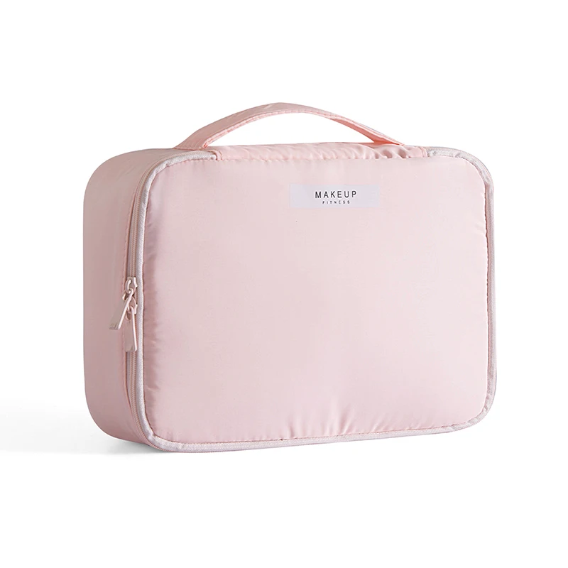 Розовая сумка для хранения большие пакеты-слайдеры на молнии складные карманы