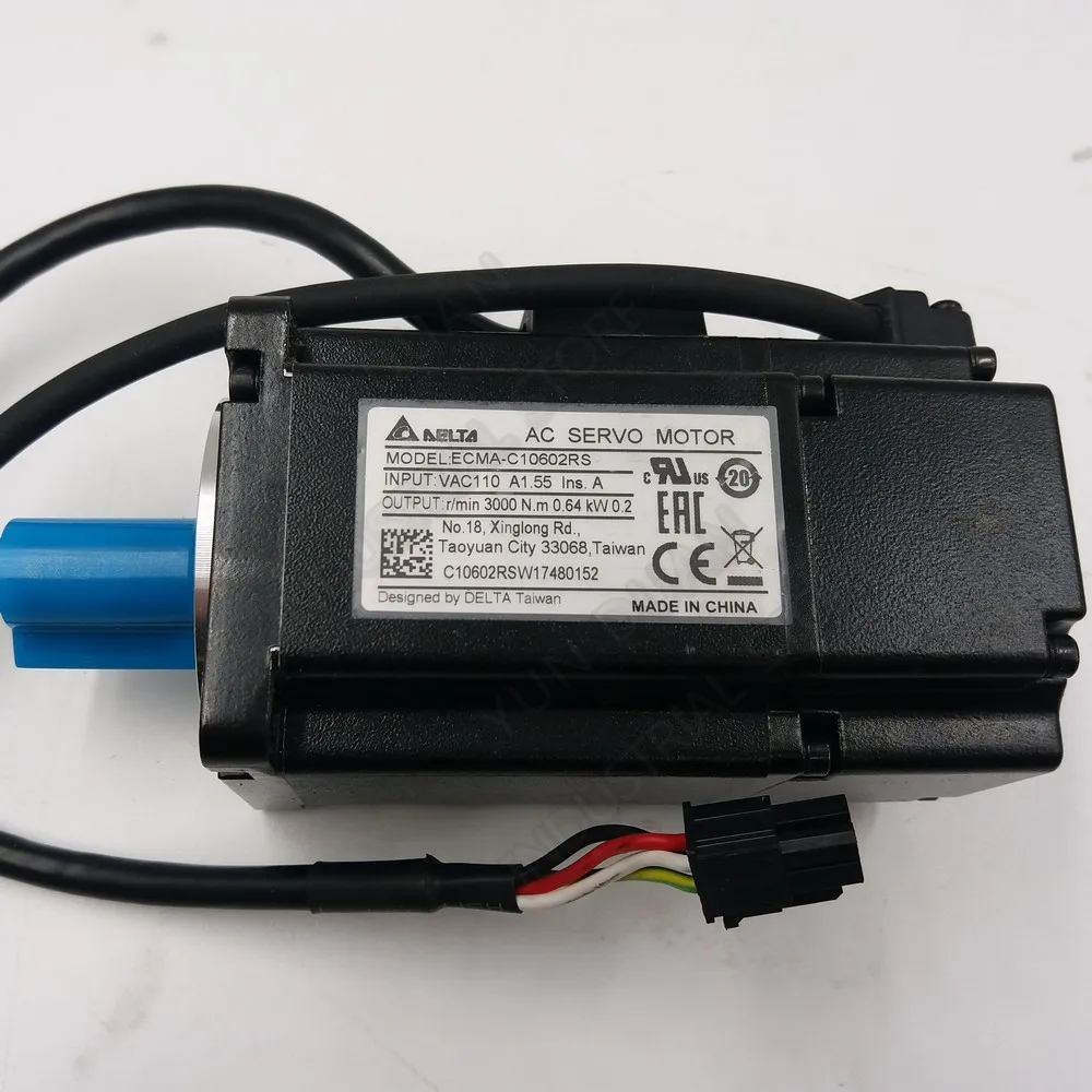 Delta A2 AC 200 Вт Серводвигатель Наборы с тормозом ASD 0221 L ECMA C10401SS 0.2KW 220V 0.64Nm 3000 об/мин 60
