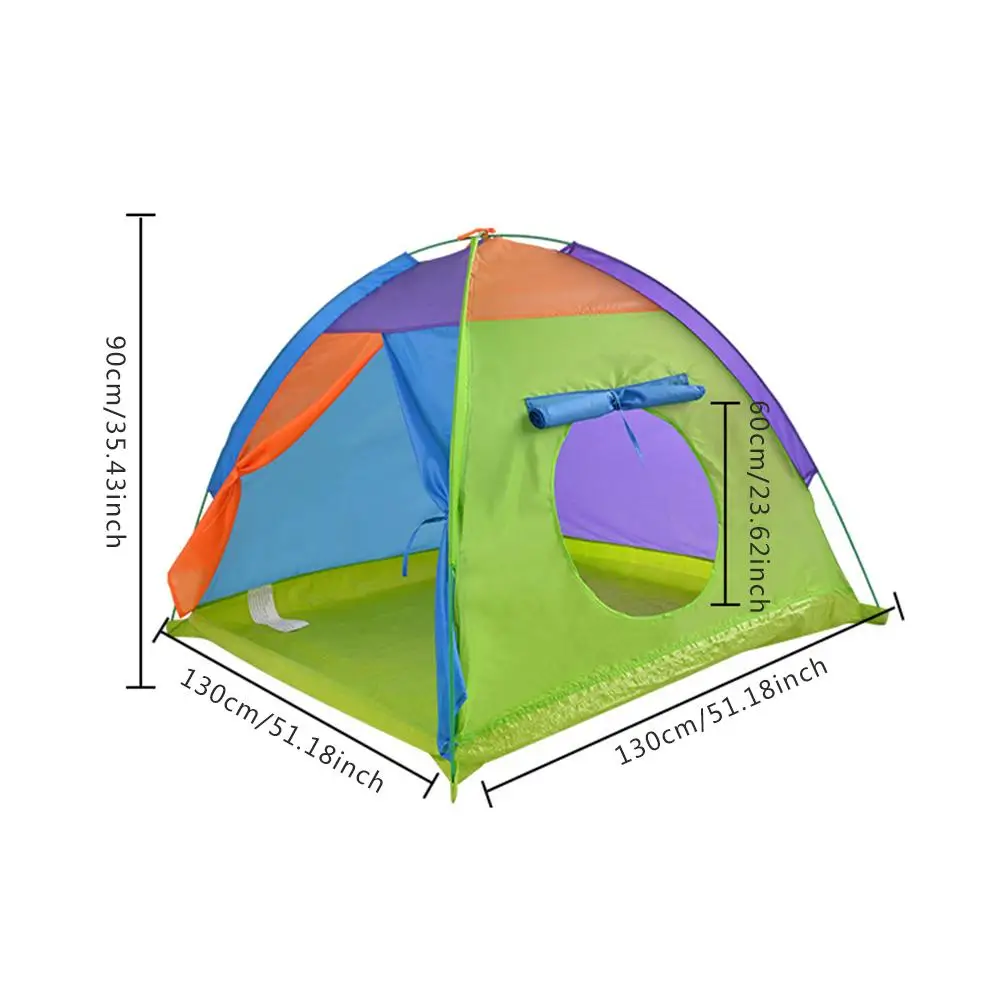 

2020 Kids Tent Indoor Outdoor Play House Portable Princess Castle Baby Play Tent For Children Birthday Christmas Gift 130x90cm