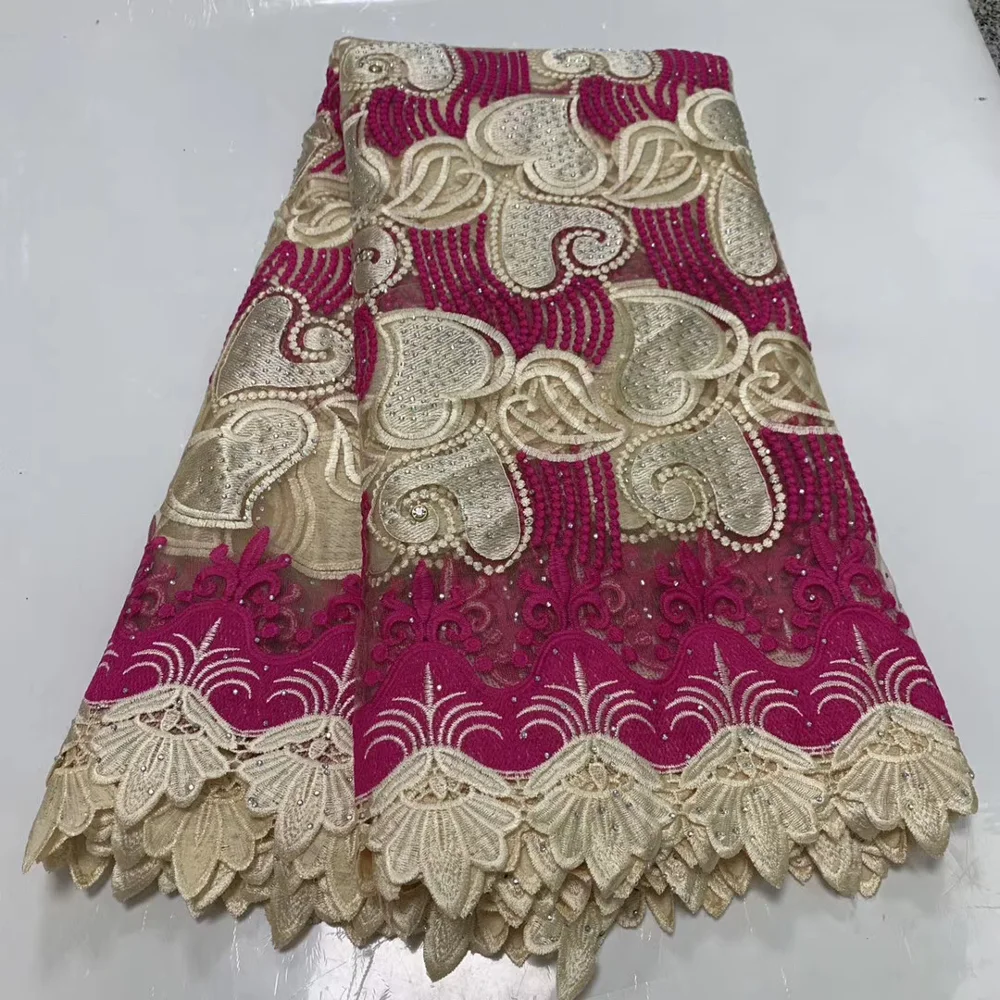 Черный гипюр кружево шнур с камнями вышивка высокое качество Африканский