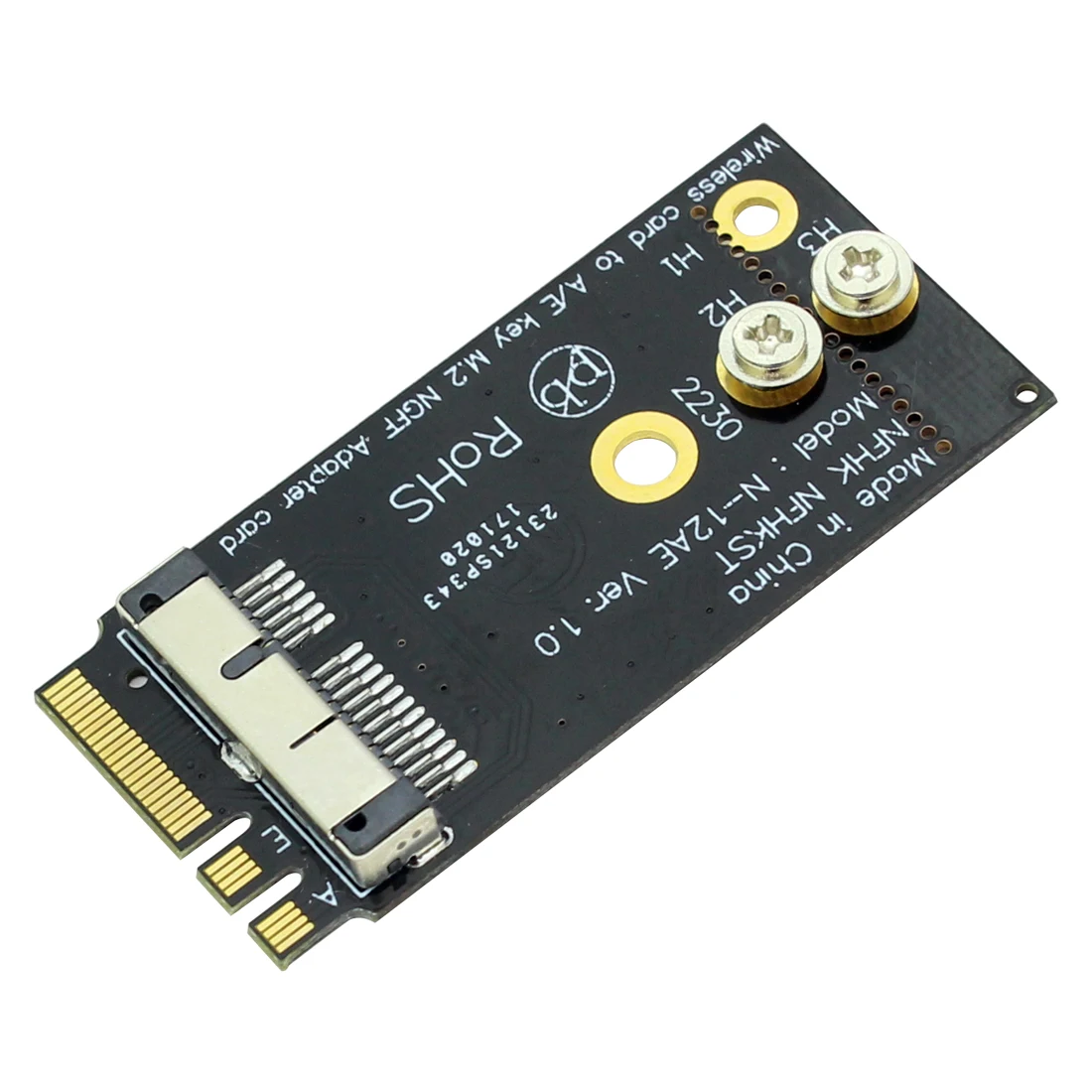 Модуль беспроводной карты BCM94360CS2 BCM943224PCIEBT2 12 + 6 Pin Bluetooth Wifi для NGFF M.2 Key A / E Adapter Mac OS |