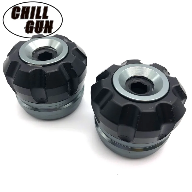 Противоскользящий слайдер для передней и задней оси мотоцикла с ЧПУ защитный