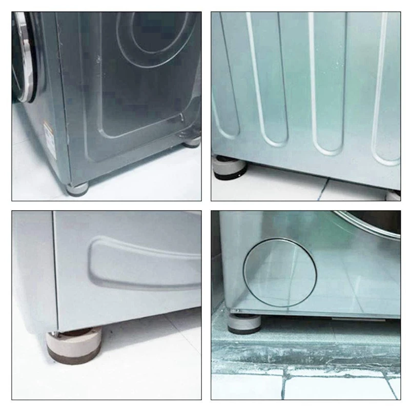 Подкладки для ног стиральной машины 4 шт. противоскользящие резиновые подкладки