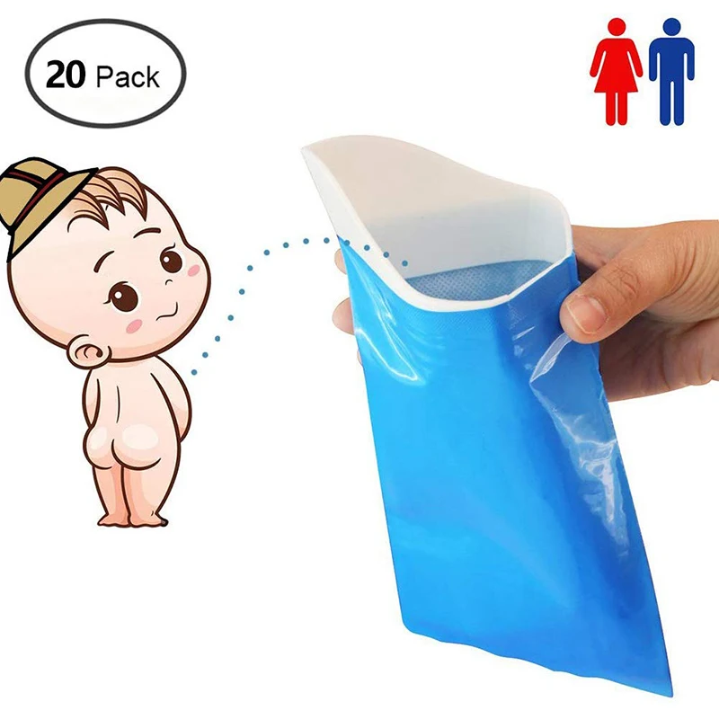 Одноразовые Сумки для мочи походные дорожные туалеты пробки срочно необходимые