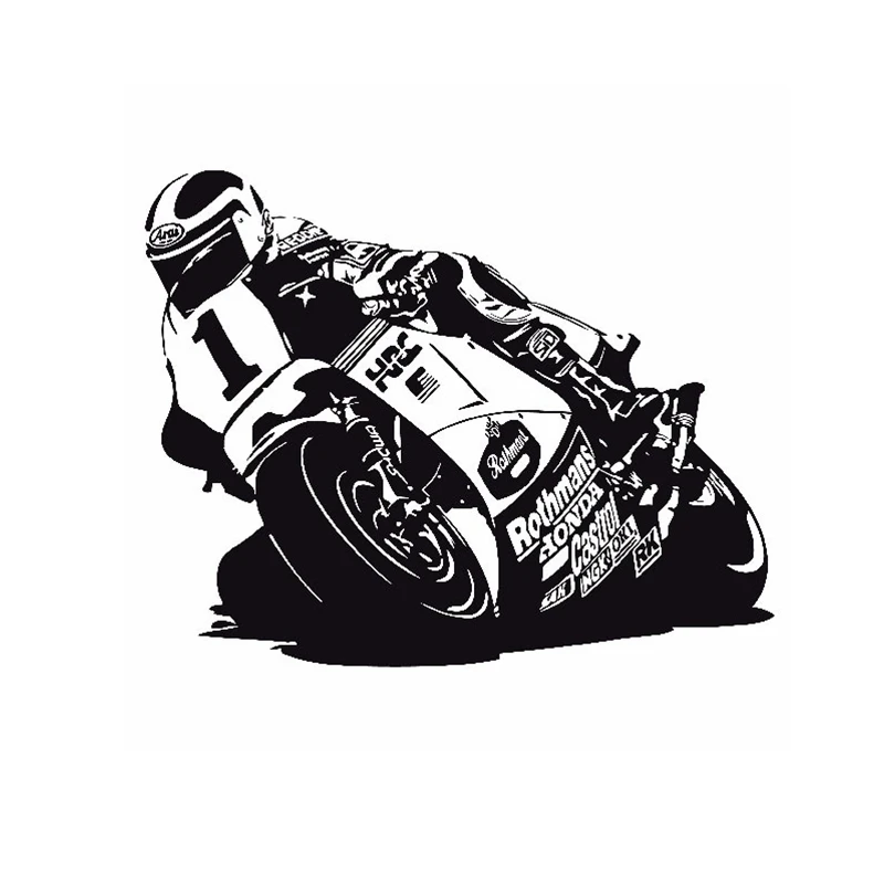 

Race Motorcycle Racing Sticker Vehicle Decal Posters Vinyl Wall Pegatina Decor Mural Sticker Autobike Racing Decals