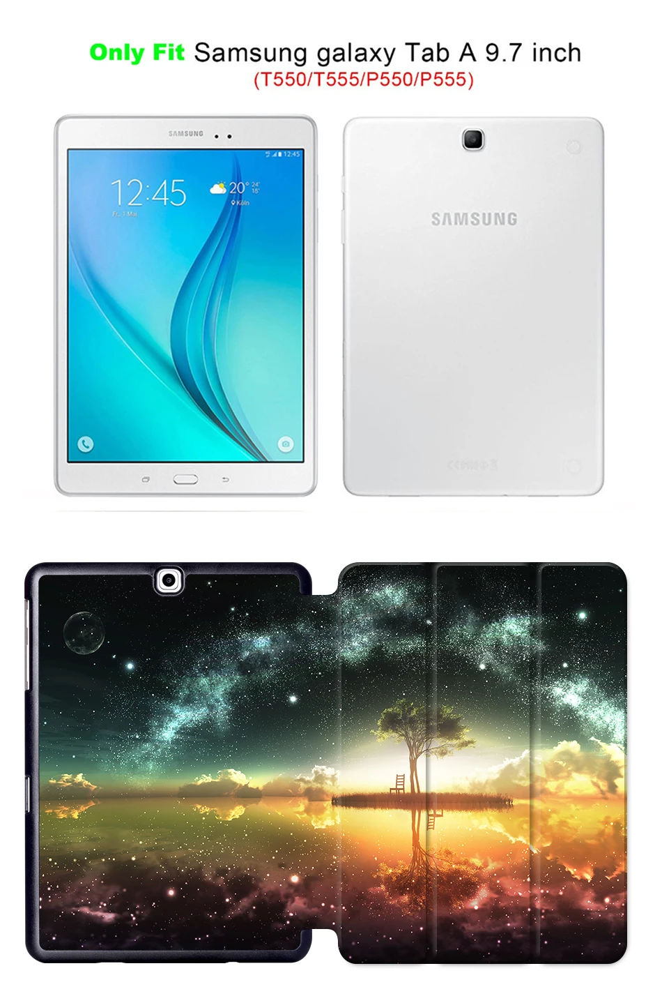 MTT чехол-подставка из искусственной кожи для samsung P555 SM-T550 SM-T555 P550 чехол для планшета samsung Galaxy Tab A 9,7 дюймов T550 T555
