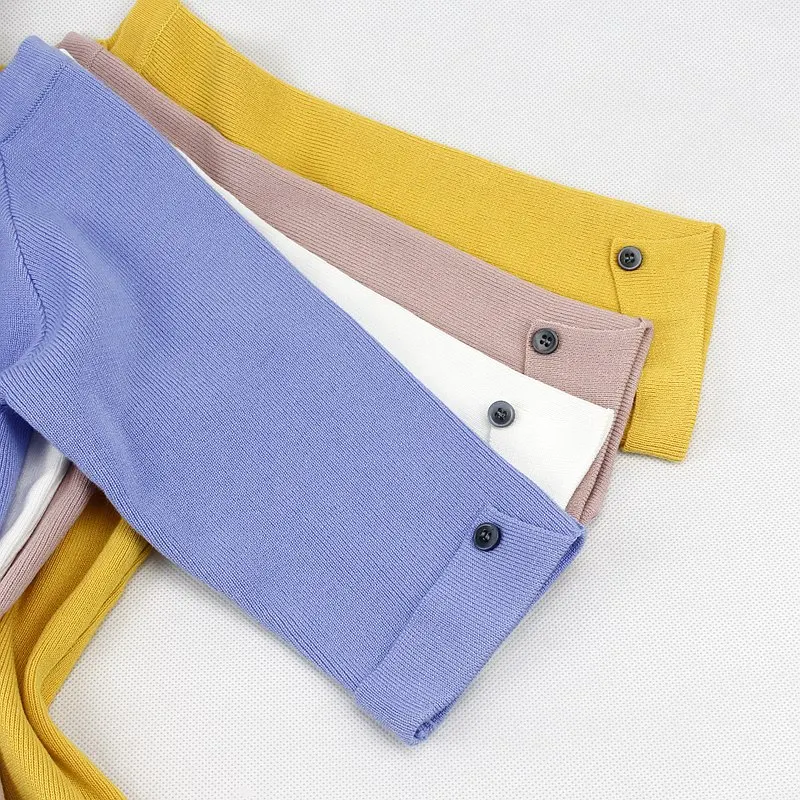 GIGOGOU Women's Sweaters Half Sleeve Spring Autumn Women Pullover Sweater High Elasticity Pull Femme Top Jersey Mujer | Женская