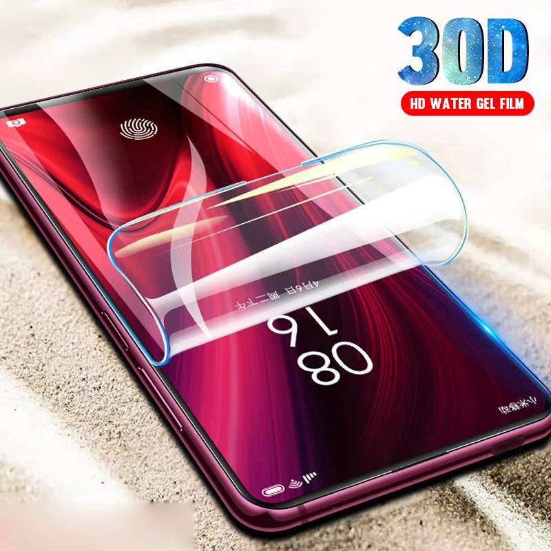 30D мягкая Гидрогелевая пленка для Xiaomi mi A3 mi CC9 E mi 9T mi 9 8 Red mi K20 7A 7 Note 7 Pro Защитная пленка для полного покрытия не стекло