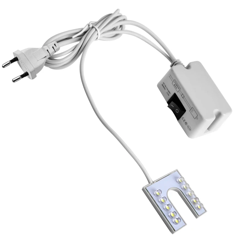 

Multifunctional Sewing Machine LED Light Super Bright Flexible Gooseneck Eye Protection Magnetic Base Drill Presses