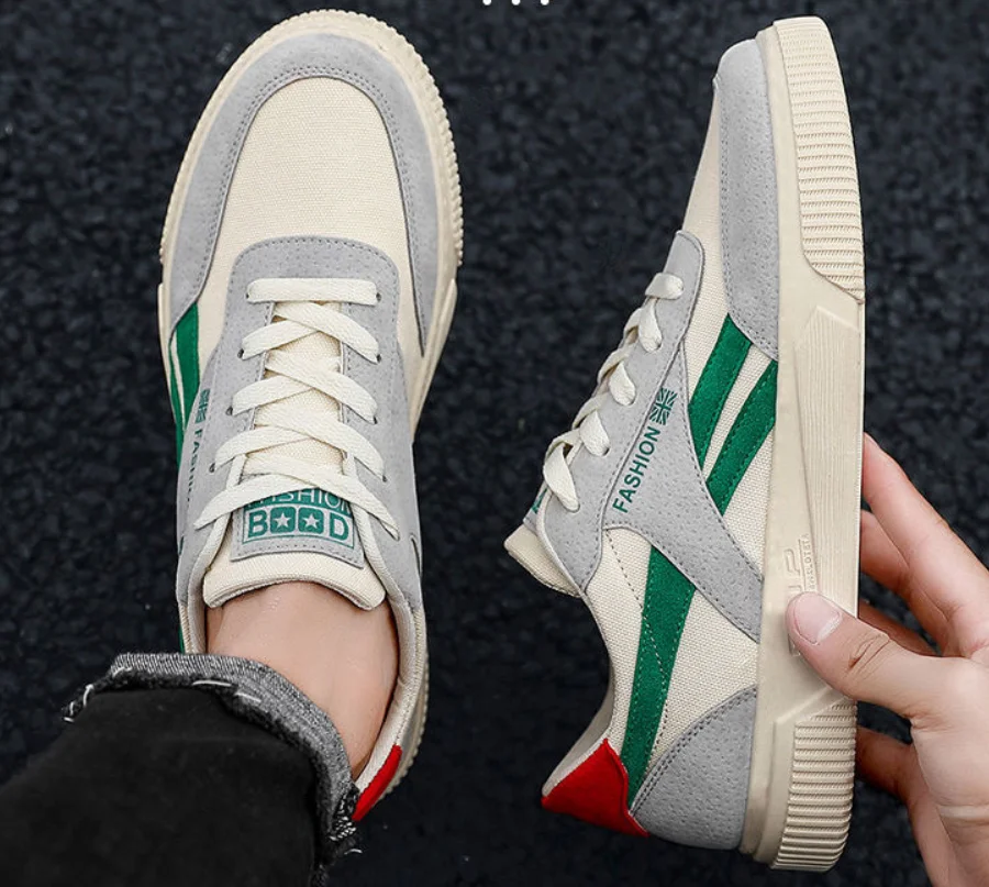 

Men Casual Shoes Spring Autumn Canvas Shoes Men Breathable Casual Canvas Men Shoes Walking Men Shoes