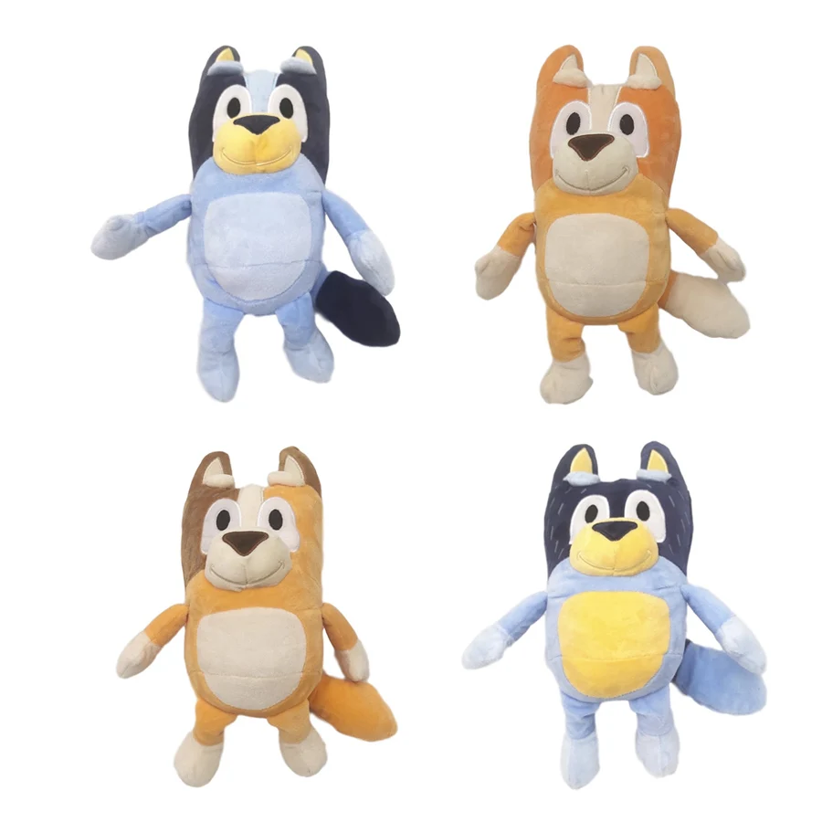 

28Cm Bluey Bingo Plush Doll Toys Dog Friends Cartoon Bluey Family Dad Mom Animal Dog Stuffed Toy For Kids Birthday Gift