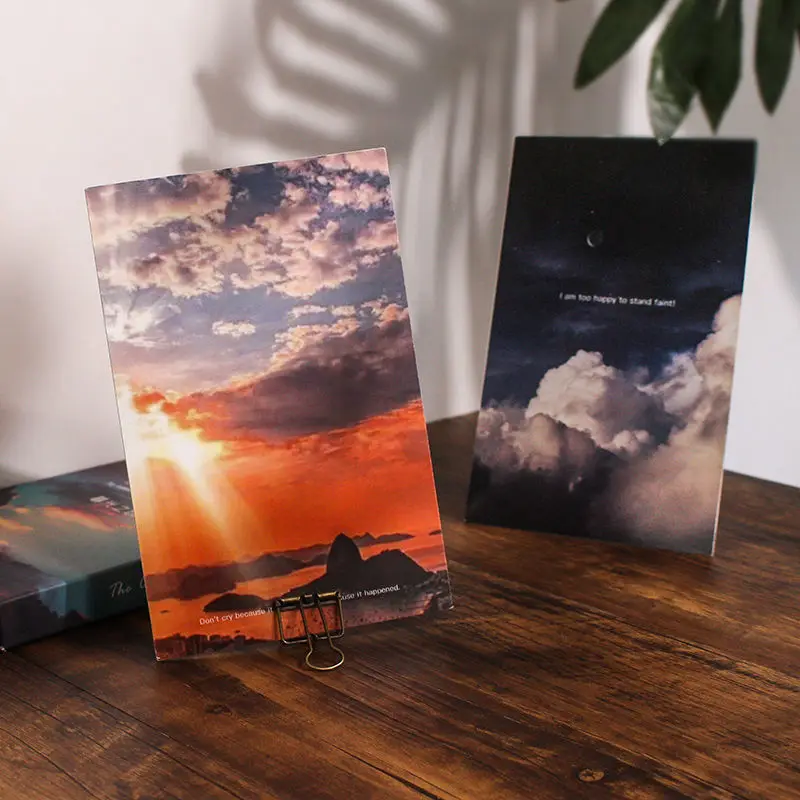 Набор почтовых открыток 30 шт. в коробке с изображением красивого неба подарки