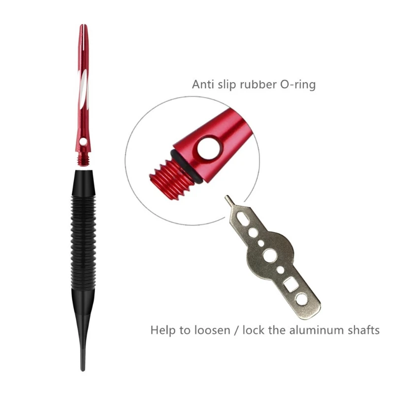 

Aluminum Metal Dart Shafts, Iron Barrel and Unique Dart Flight Flag Designs Professional Darts Beginner Throwing Darts