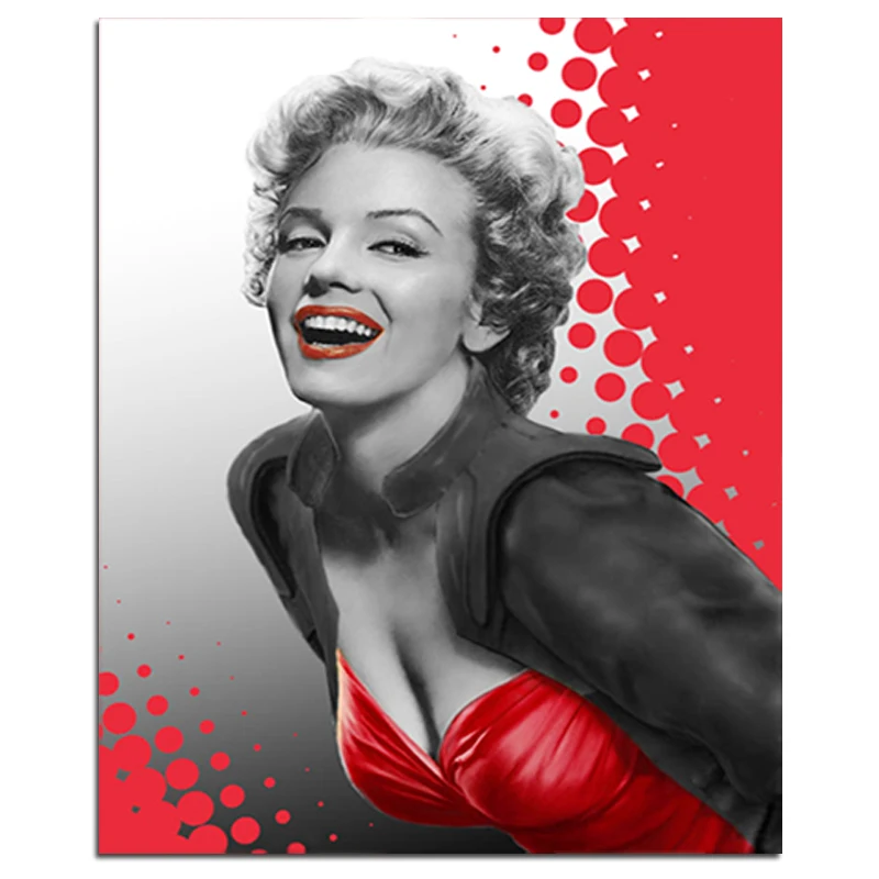 Картина Marilyn Red Dots Background 5D сделай сам алмазная живопись полная выкладка