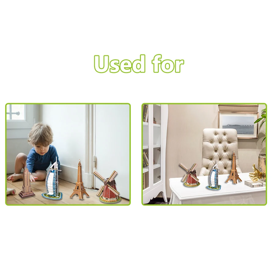 Белый дом 3D головоломка модель строительные наборы игрушки интересные места