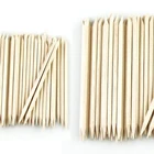 Новинка 100 шт.50 шт.10 шт.компл. оранжевые двухсторонние деревянные палочки для дизайна ногтей для женщин и женщин Толкатель для кутикулы Инструмент для педикюра и маникюра