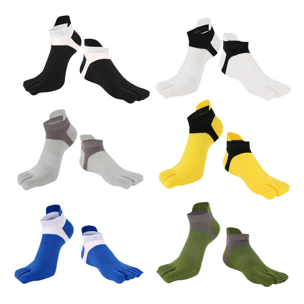 

Soft Unisex Everyday Low Cut Toe Socks Mesh Net No Show Sports Boot Socks