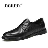 natural leather shoes men designer vintage casual shoes flats loafers moccasins quality lace up walking shoes men