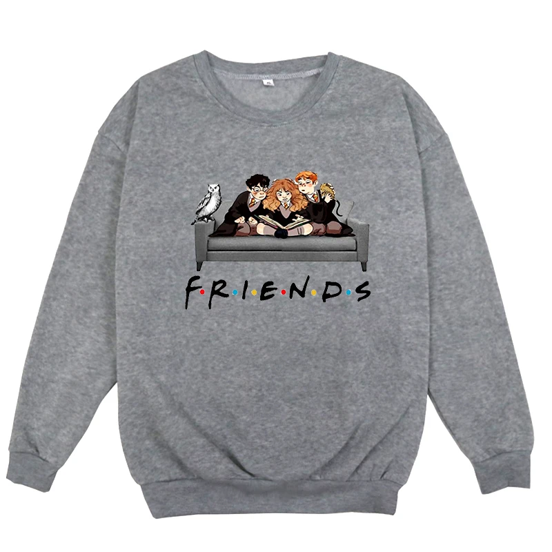 Sweater 13 Друзья ТВ-шоу с принтом О-образным вырезом Джемперы осенние с длинным рукавом О-образным вырезом толстовки для мужчин/женщин унисекс хип-хоп круглая Спортивная толстовка с воротником-стойкой - Цвет: Sweater 13